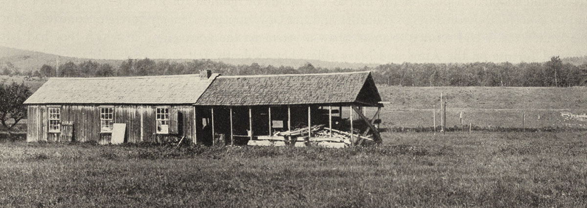 National Rifle Club shooting house at Vernon, Vermont. Photo from The Muzzle Loading Caplock Rifle by Ned Roberts.